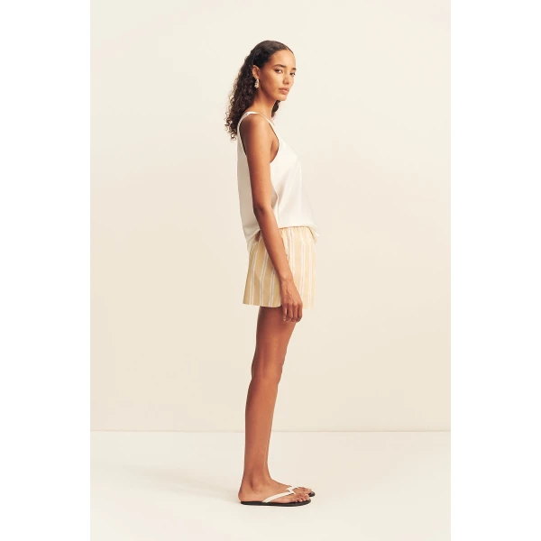 Shona Joy Omri Cotton Mini Skirt - Skirts - Australian Luxury Eventwear at Coveti