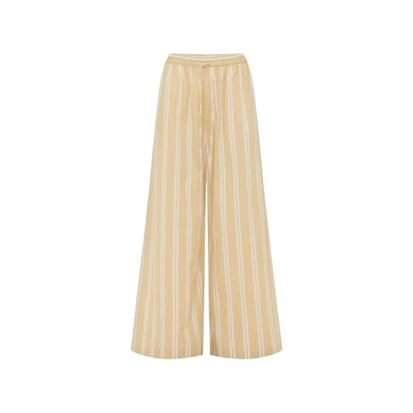 Shona Joy Omri Cotton Wide Leg Pant - Pants - Australian Luxury Eventwear at Coveti