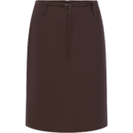 Shona Joy Otis Belted Midi Skirt - Ristretto - Skirts - Australian Luxury Eventwear at Coveti