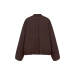 Shona Joy Otis Bomber Jacket - Ristretto - Jackets - Australian Luxury Eventwear at Coveti