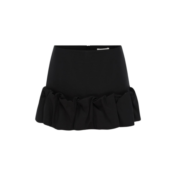Shona Joy Otis Fitted Bubble Mini Skirt - Black - Skirts - Australian Luxury Eventwear at Coveti