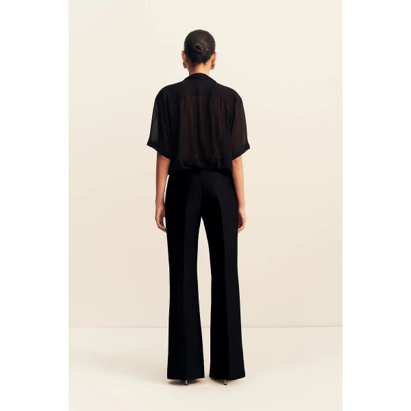 Shona Joy Otis Fitted Pant - Black - Pants - Australian Luxury Eventwear at Coveti