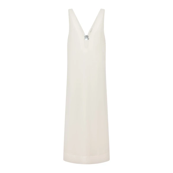 Shona Joy Paloma Plunged Maxi Dress - Ivory - Dresses - Australian Luxury Eventwear at Coveti
