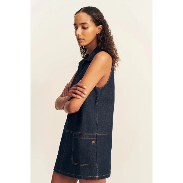 Shona Joy Rita Collared Shift Mini Dress - Dresses - Australian Luxury Eventwear at Coveti