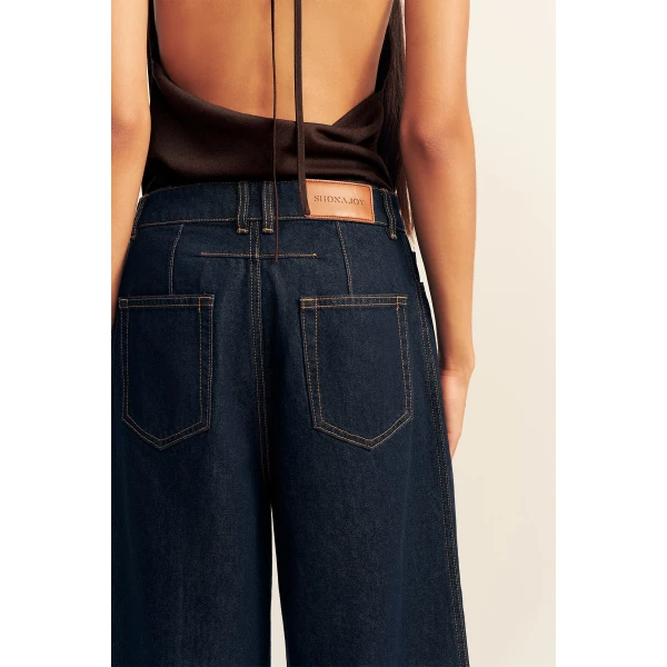 Shona Joy Rita Wide Leg Jean - Pants - Australian Luxury Eventwear at Coveti