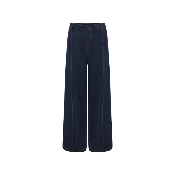 Shona Joy Rita Wide Leg Jean - Pants - Australian Luxury Eventwear at Coveti