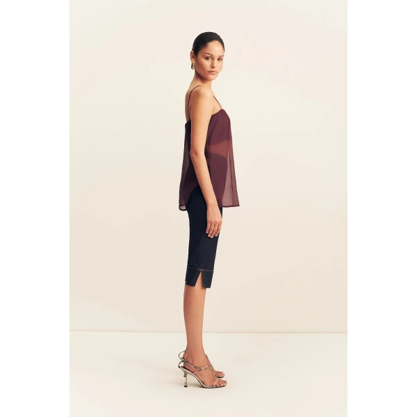 Shona Joy Rue Stretch Capri Jean - Pants - Australian Luxury Eventwear at Coveti