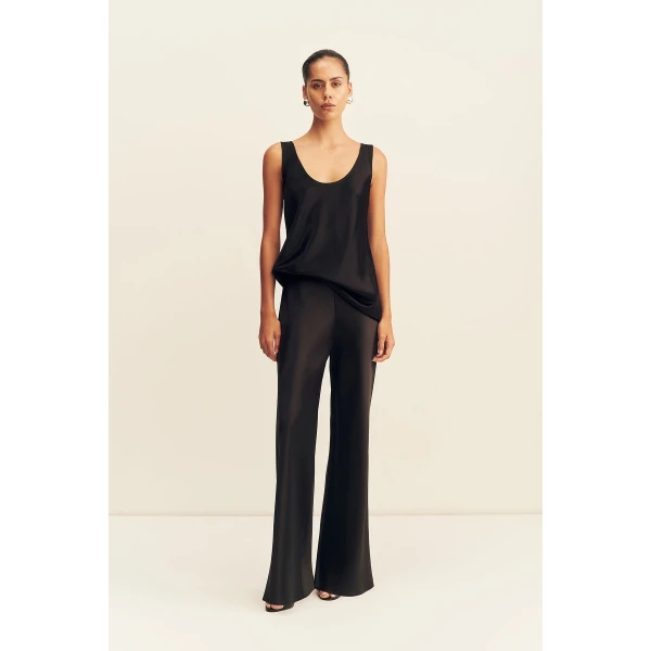 Shona Joy Savanna Bias Pant - Black - Pants - Australian Luxury Eventwear at Coveti