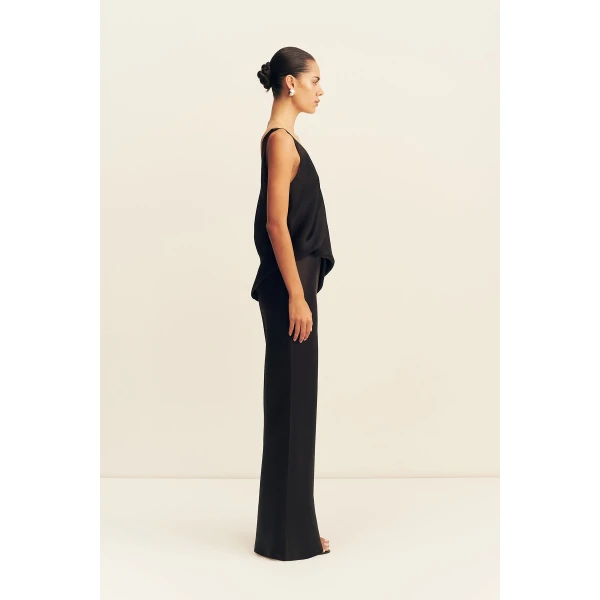 Shona Joy Savanna Bias Pant - Black - Pants - Australian Luxury Eventwear at Coveti