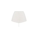 Shona Joy Tommy Linen Short - Ivory - Shorts - Australian Luxury Eventwear at Coveti