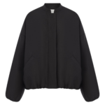 Shona Joy otis oversized bomber jacket - black - Jackets - Australian Luxury Eventwear at Coveti