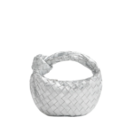 Khaite Women's Mini Jodie in Silver - Silver Mini Bags - The Lotus Tote Bag - Shop at Coveti