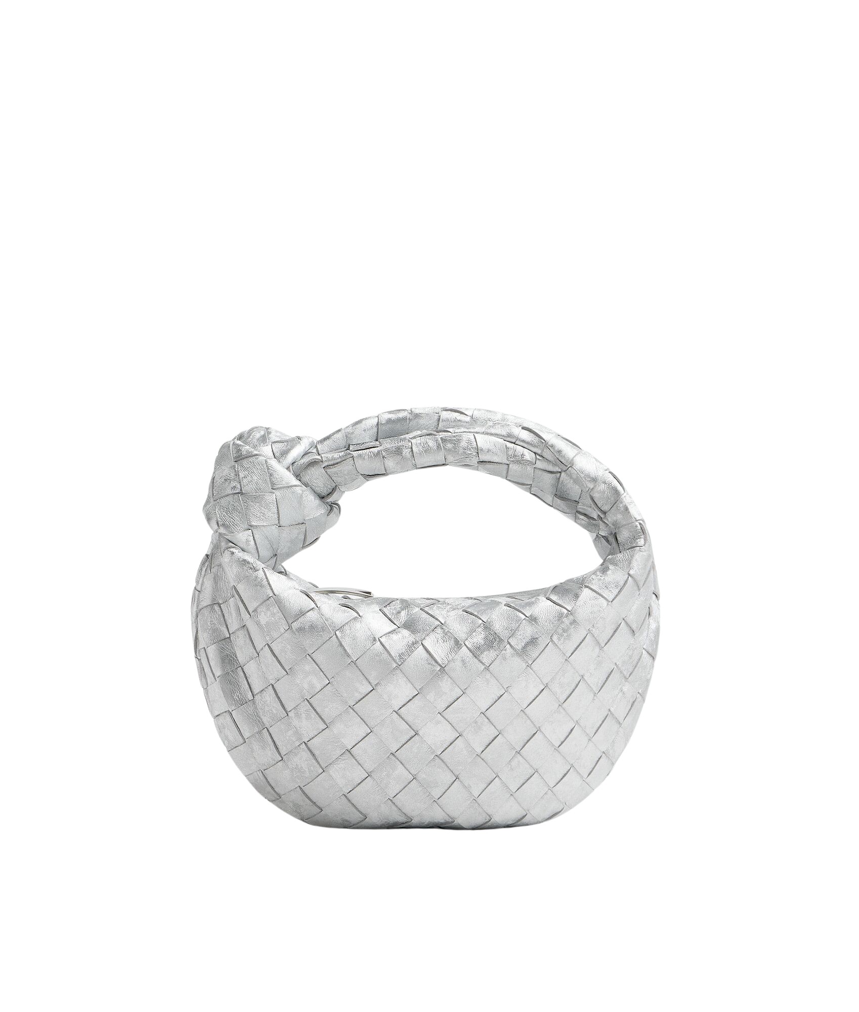 Silver-Womens-Mini-Jodie-in-Silver-coveti39208_nobg Khaite Women's Mini Jodie in Silver - Silver Mini Bags - The Lotus Tote Bag - Shop at Coveti