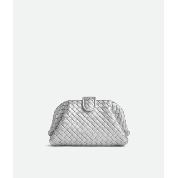 Khaite Women's Small Lauren 1980 in Silver - Silver Shoulder & Crossbody Bags - The Lotus Tote Bag - Shop at Coveti
