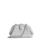 Khaite Women's Small Lauren 1980 in Silver - Silver Shoulder & Crossbody Bags - The Lotus Tote Bag - Shop at Coveti