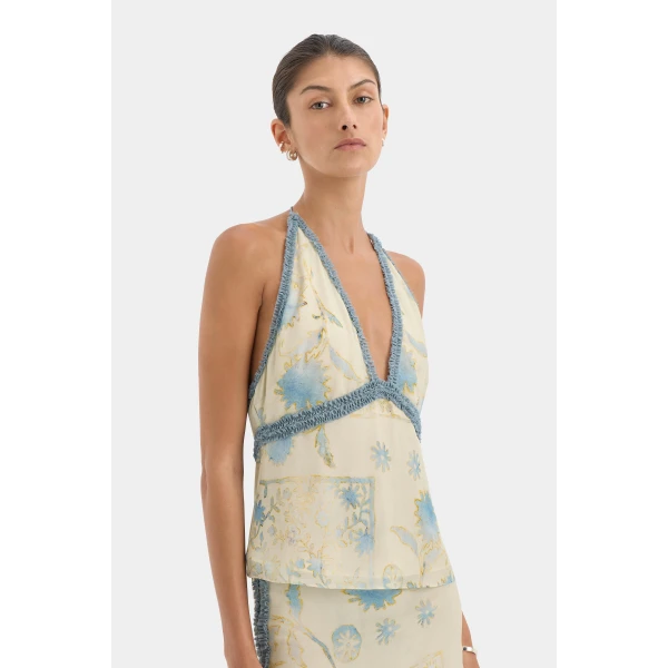 Sir The Label Cecile Halter Top, view 6
