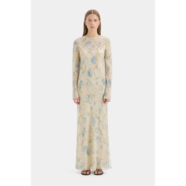 Sir The Label Cecile Long Sleeve Dress, view 2