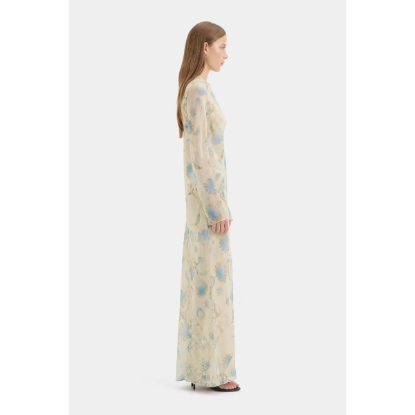 Sir The Label Cecile Long Sleeve Dress, view 3