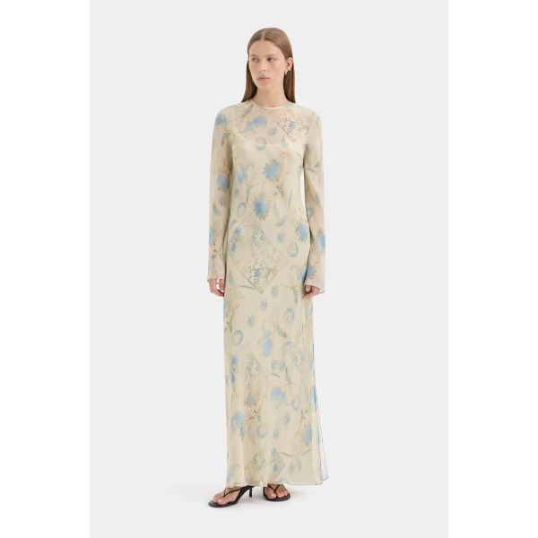 Sir The Label Cecile Long Sleeve Dress, view 6