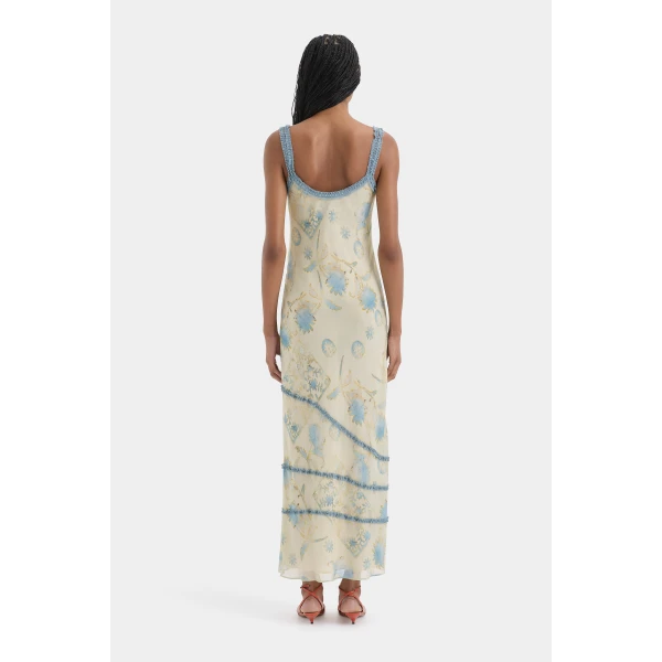 Sir The Label Cecile Ruffle Slip Dress, view 3