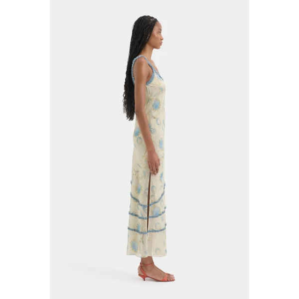Sir The Label Cecile Ruffle Slip Dress, view 4