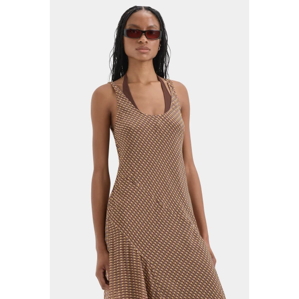 Sir The Label Cooper Layered Midi Dress, view 6