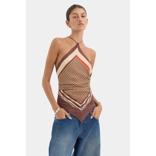 Sir The Label Cooper Scarf Top, view 6