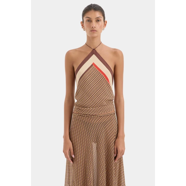 Sir The Label Cooper Scarf Top, view 7