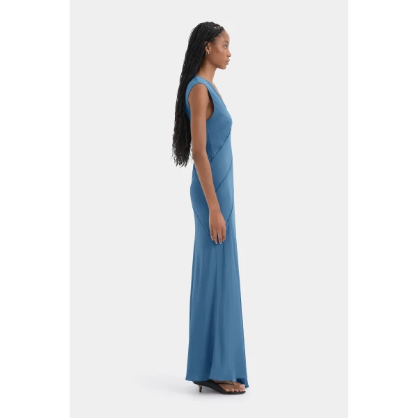 Sir The Label Elin Panelled Gown, view 3