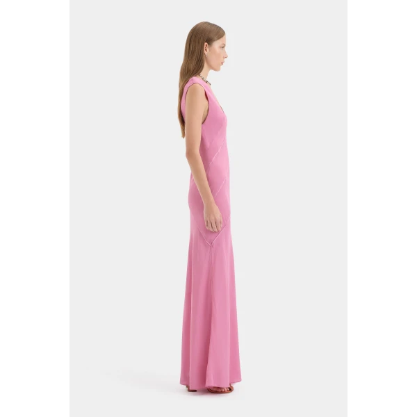 Sir The Label Elin Panelled Gown, view 5