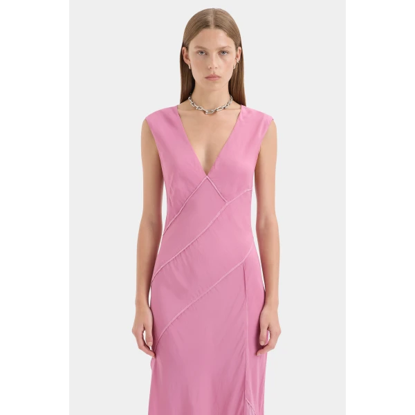 Sir The Label Elin Panelled Gown, view 6