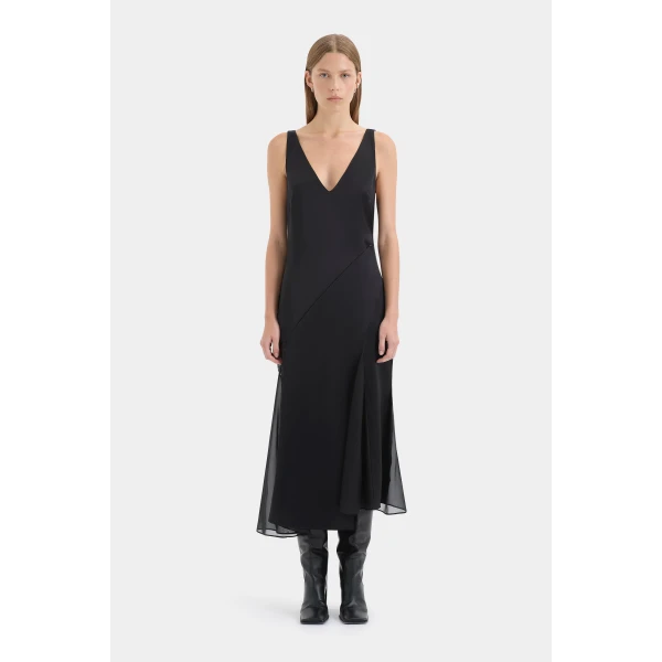 Sir The Label Ingrid Lace Midi Dress, view 2