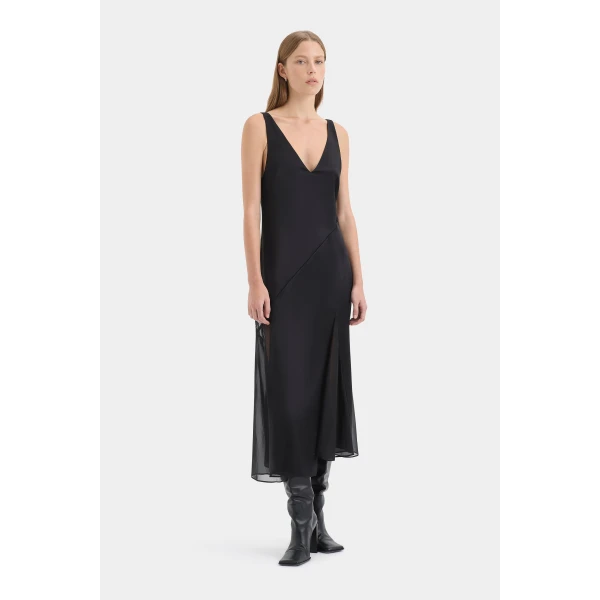 Sir The Label Ingrid Lace Midi Dress, view 4