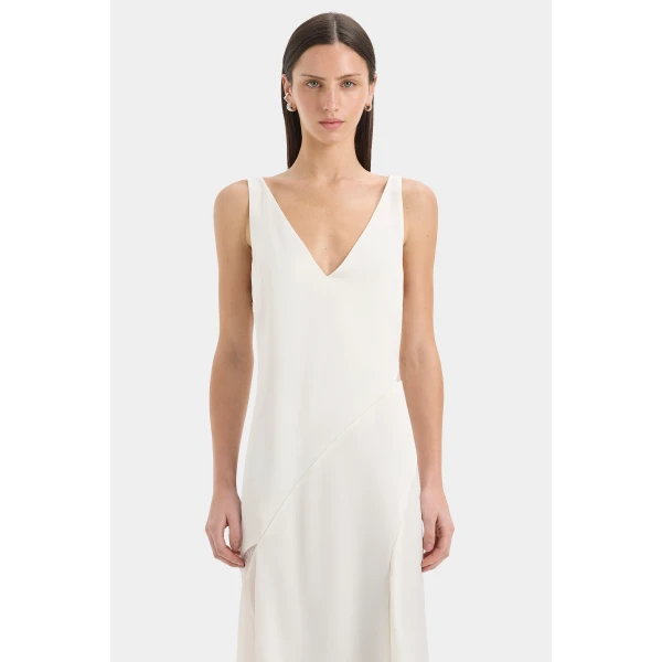 Sir The Label Ingrid Lace Midi Dress, view 4