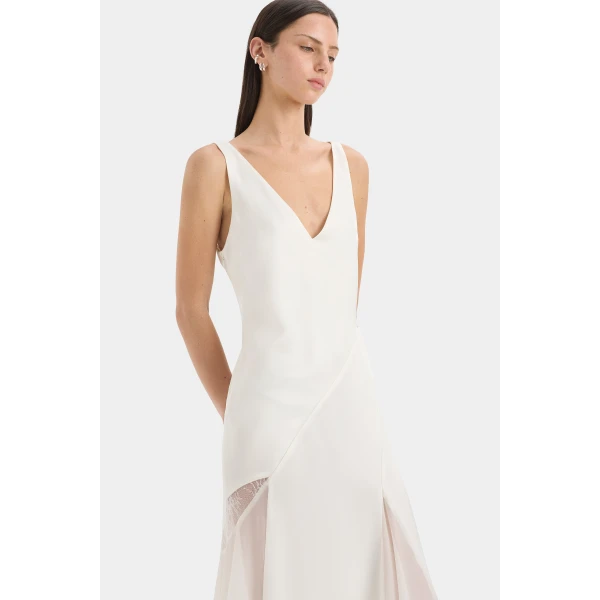 Sir The Label Ingrid Lace Midi Dress, view 5
