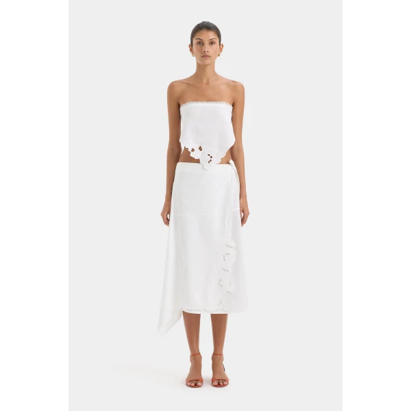 Sir The Label Klara Midi Skirt, view 2