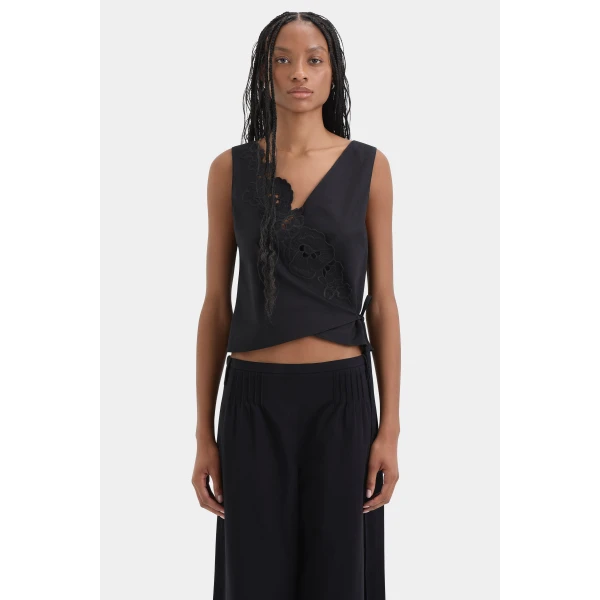 Sir The Label Klara Wrap Top, view 2