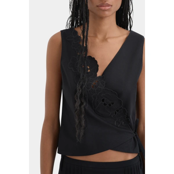 Sir The Label Klara Wrap Top, view 5