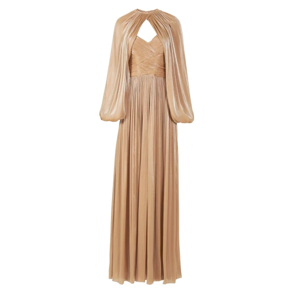 Costarellos Sireen Lurex Georgette Dress