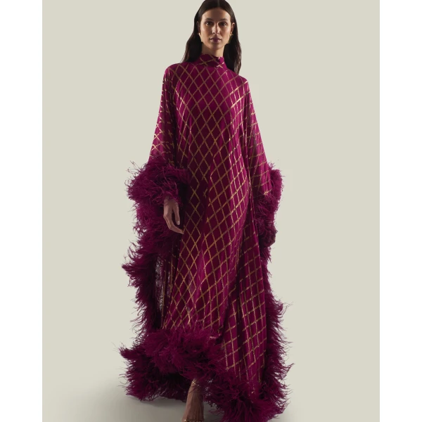 Taller Marmo Casta Diva Opulence Kaftan, view 5