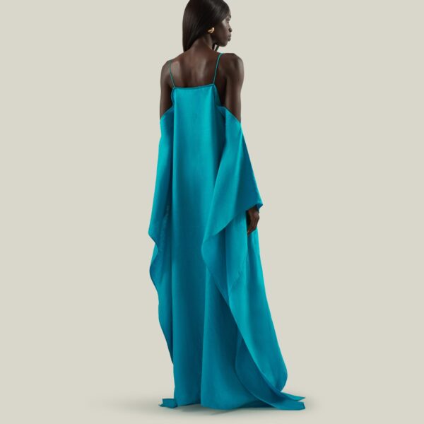 Taller Marmo Farrow Linen Kaftan - kimono - Italian Luxury Evening Wear at Coveti