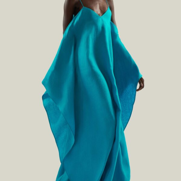 Taller Marmo Farrow Linen Kaftan - kimono - Italian Luxury Evening Wear at Coveti