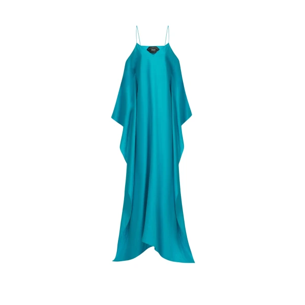 Taller Marmo Farrow Linen Kaftan - kimono - Italian Luxury Evening Wear at Coveti