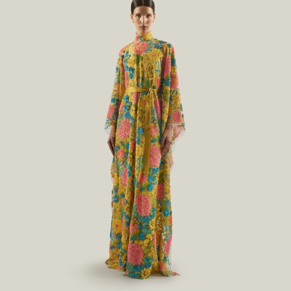 Taller Marmo Grand Graham Kaftan - kimono - Italian Luxury Evening Wear at Coveti