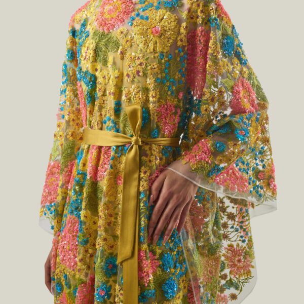 Taller Marmo Grand Graham Kaftan - kimono - Italian Luxury Evening Wear at Coveti