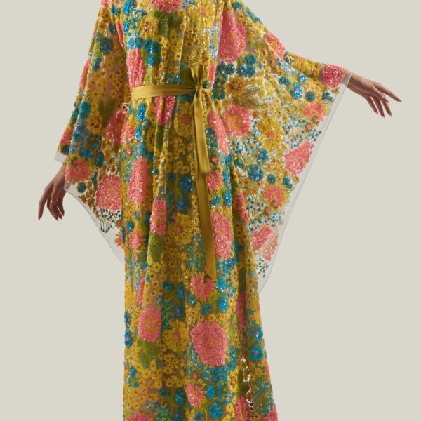 Taller Marmo Grand Graham Kaftan - kimono - Italian Luxury Evening Wear at Coveti