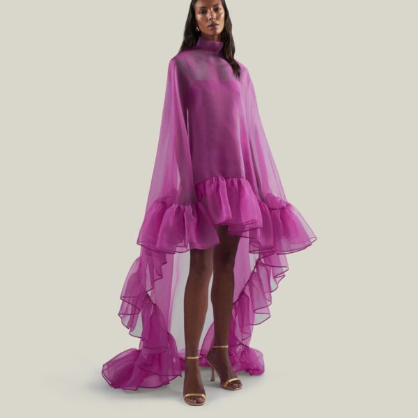 Taller Marmo Lady Bird Kaftan - kimono - Italian Luxury Evening Wear at Coveti