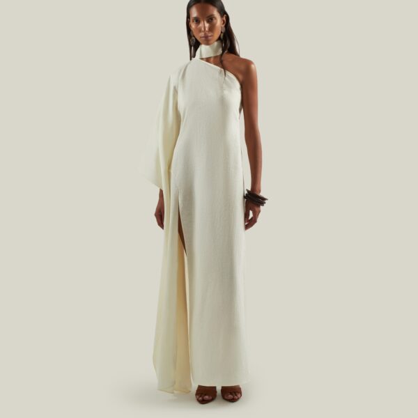 Taller Marmo Paloma Linen Dress - Dresses - Italian Luxury Evening Wear at Coveti