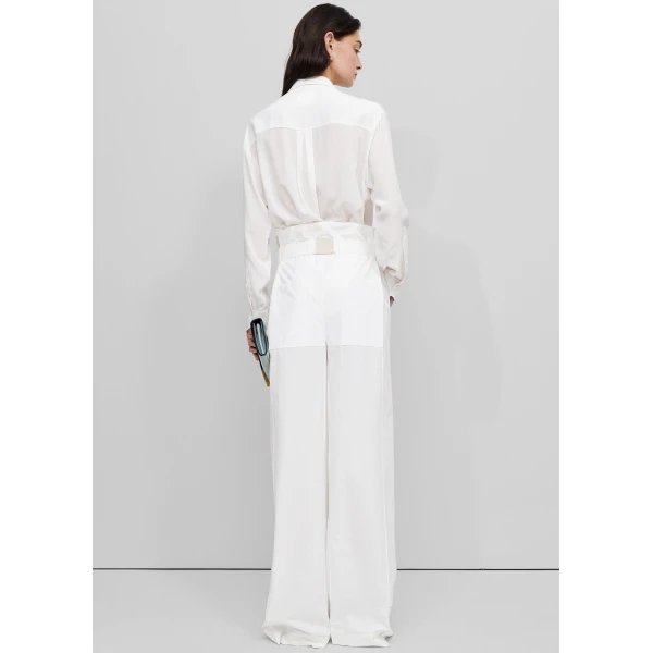 The Frankie Shop 3D-Collar Shirt – Ivory, view 6