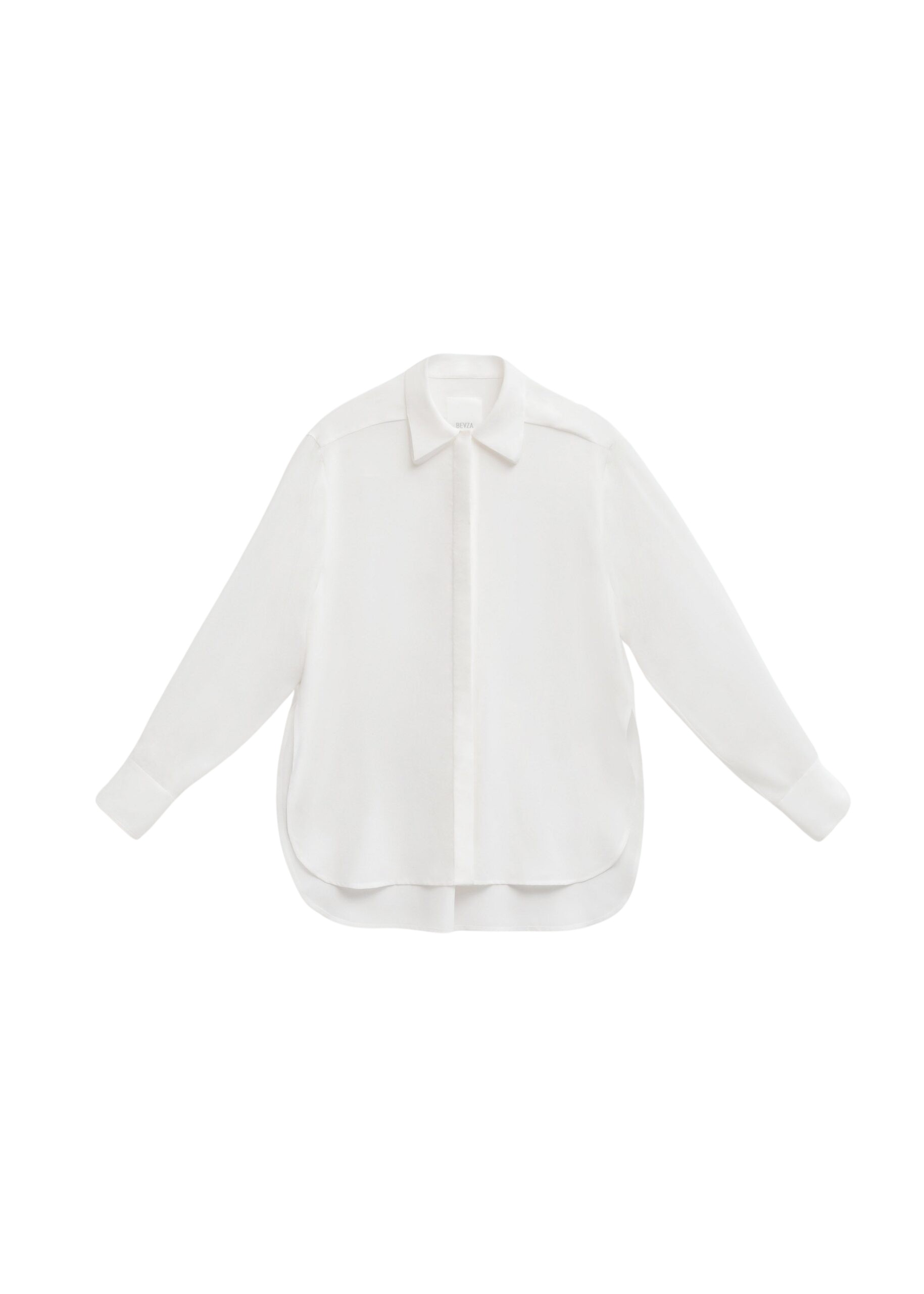 3D-Collar Shirt – Ivory